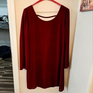 Elegant Red Women's Dress